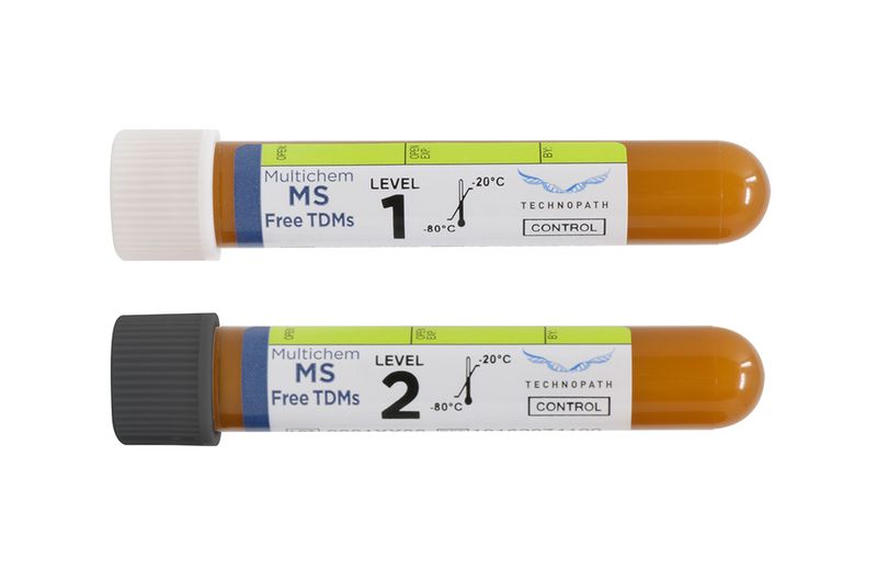 Multichem MS Free TDMs barcoded tubes